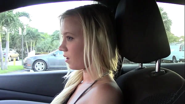 An Uber Driver picks up a Hot Slut that can't Afford her Can Fair. So he Convinces her to Pay with Acts of Sexual Pleasure Instead by Sucking his Cock and Gets a Huge Facial