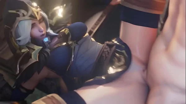 3D Compilation: League of Legends Ashe Vi Kda Evelynn Akali Doggystyle Uncensored Hentai