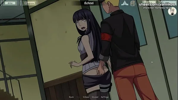 Naruto: Kunoichi Trainer | Big Tits Teen Hinata Hyuga Blowjob And Public Anal Sex With Naruto In Classroom | Naruto Anime Hentai Porn Game | Part #4