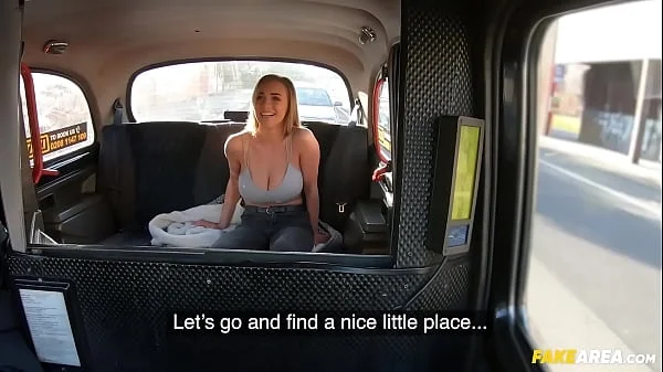 Horny Busty Teen Fucked Hard in a Fake Taxi